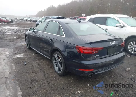 2018 Audi A4 2.0T Premium z USA, uszkodzony, nr VIN WAUENAF43JN008005